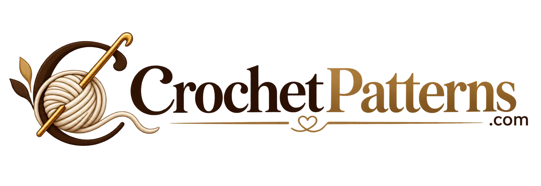 CrochetPatterns.com premium crochet patterns and crafting blog logo