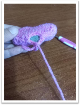 Amigurumi Winged Heart – step 10
