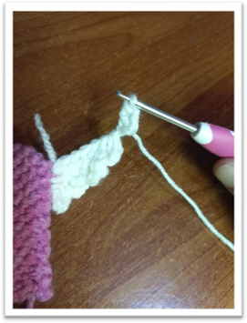 Amigurumi Winged Heart – step 26