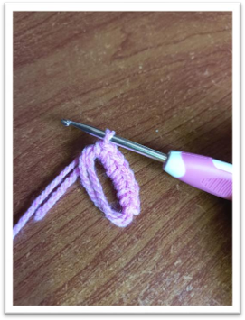 Amigurumi Winged Heart – step 3