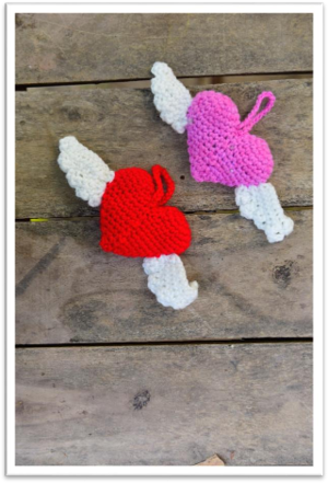 Amigurumi Winged Heart – Here is the final result