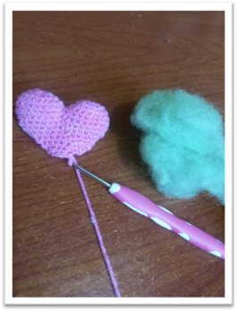 Amigurumi Winged Heart – Slipstitch the finish