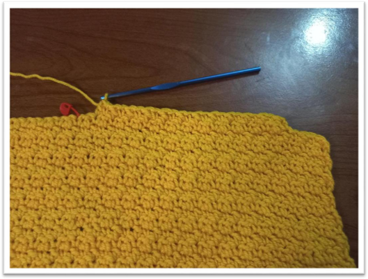 free crochet vest pattern – step 21