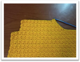 free crochet vest pattern – step 26