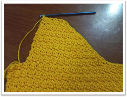 free crochet vest pattern – step 27