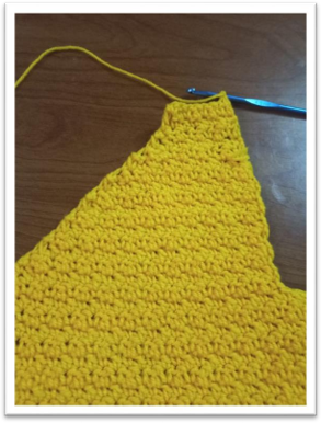 free crochet vest pattern – step 28