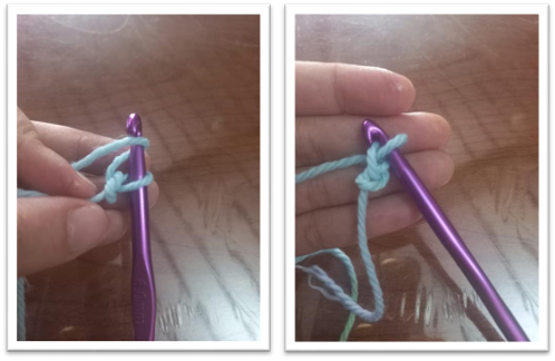 knitting baby blanket – Chain 7