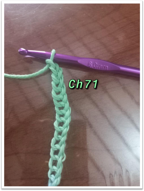 knitting baby blanket – step 5