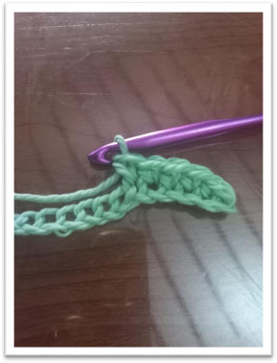 knitting baby blanket – step 8