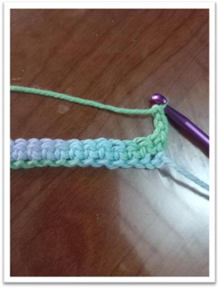 knitting baby blanket – Turn Work