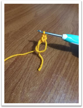 crochet christmas baubles – Slipstitch to make round 01