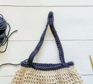 Two Tone Market Tote Crochet Pattern – step 11