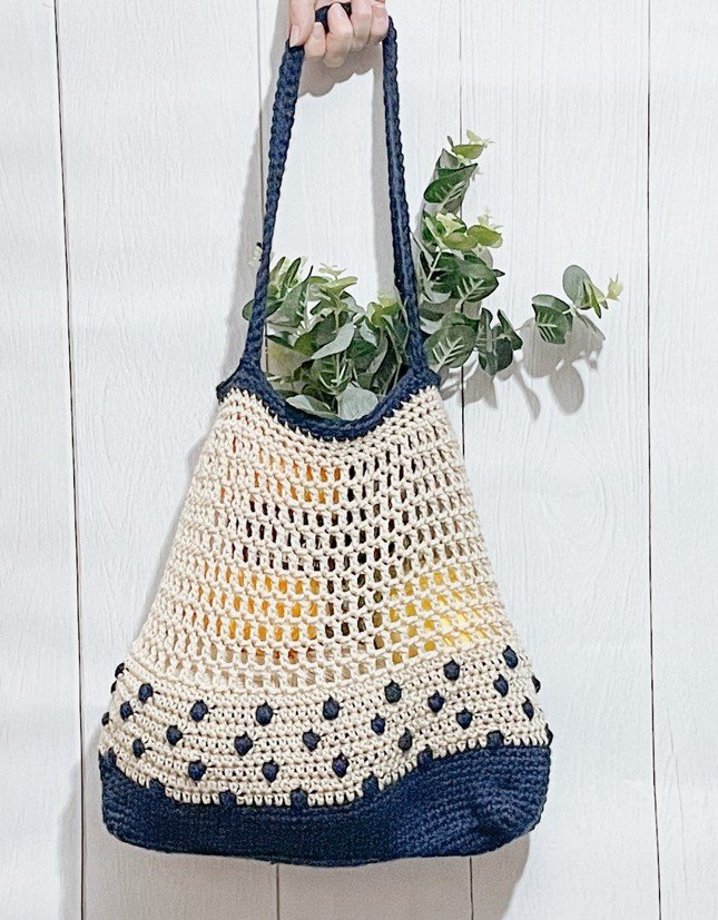 Two Tone Market Tote Crochet Pattern – You are done!