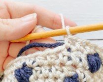 Two Tone Market Tote Crochet Pattern – step 4