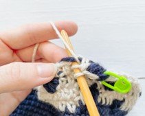 Two Tone Market Tote Crochet Pattern – step 5