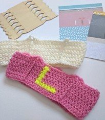 Crochet Christmas Cracker Crown Free Personalized Initial Pattern (S, M, L)