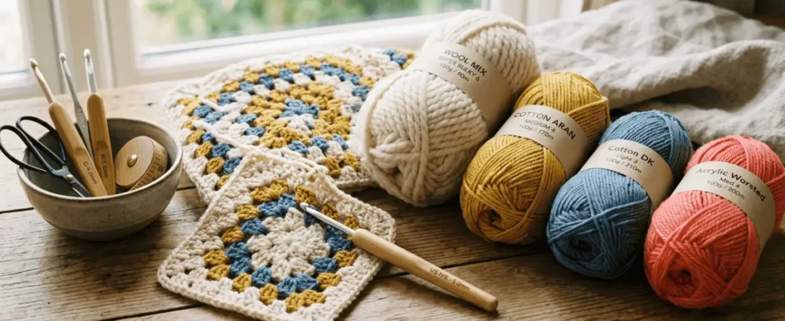 Best Yarn for Crochet Projects (Beginner Guide)
