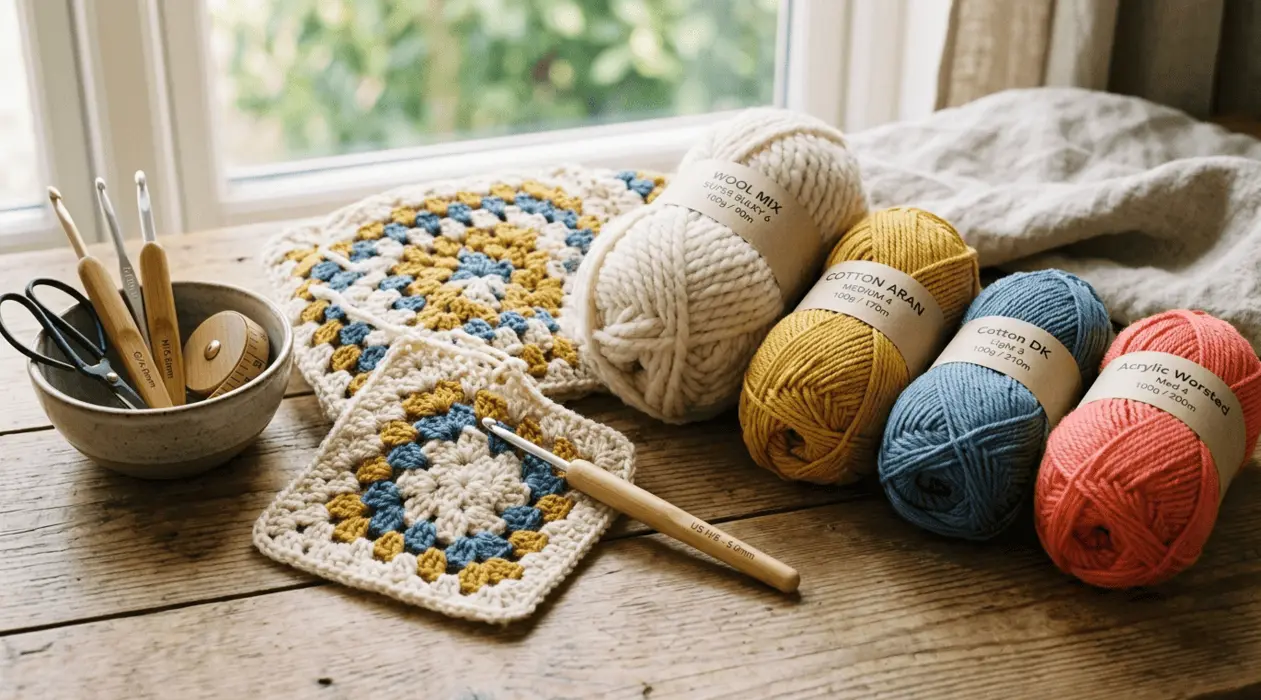 Best Yarn for Crochet Projects (Beginner Guide)