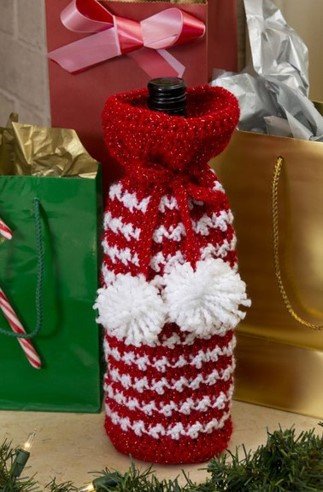 Holiday Spirits Bottle Bag – step 1