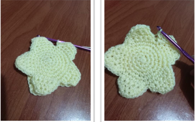 amigurumi star crochet pattern – step 15