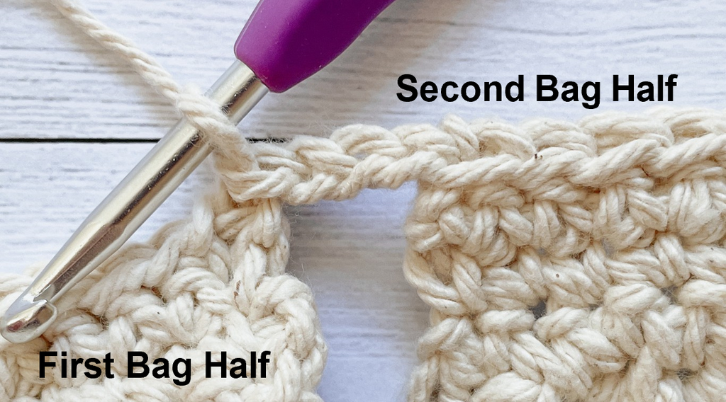 Boho Sling Bag Crochet Pattern – Bag Loops & Joining