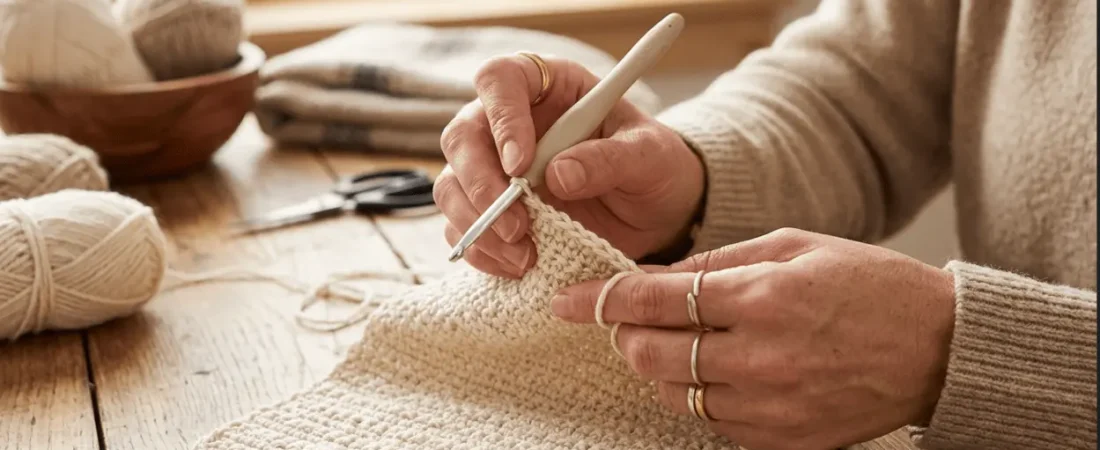 How to Hold a Crochet Hook        (3Grips Compared for Comfort)